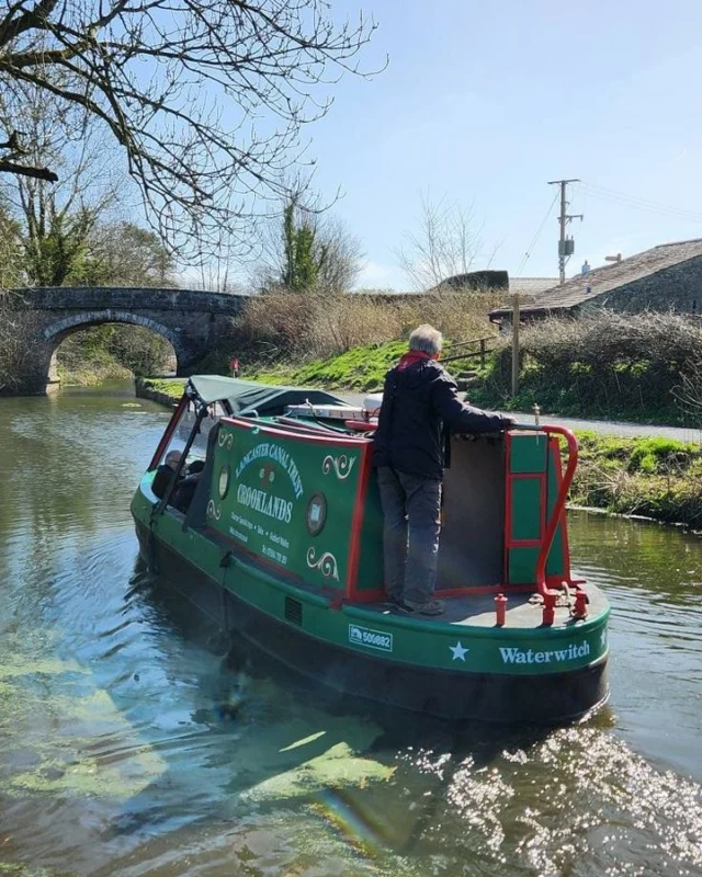 Who's excited for the Waterwitch Canal Rides starting again this weekend? 🙋‍♀️

If you're looking for a relaxing way to enjoy the Lancaster Canal - hop aboard the Lancaster Canal Trust Waterwitch boat for a gentle 45-minute cruise, running every Sunday and Bank Holiday from 11am to 4pm – no need to book, just turn up and enjoy the ride.

Trips begin from Sunday 4th May, just in time for the Early May Bank Holiday!

Tickets are just £4 for adults and £1 for children, with well-behaved dogs welcome on board for free.

It’s a lovely way to see the canal from a different perspective – perfect for a laid-back family outing, a quiet solo escape, or a dog walk with a twist.

You’ll find the crew from Lancaster Canal Trust Waterwitch at Crooklands, just off Junction 36 of the M6 (postcode: LA7 7NW)

Find out more on their website www.lctrust.co.uk

#LancasterCanal #Crooklands #CanalBoatRide #FamilyDaysOut #LancasterCanalTowpathTrail #FamilyFun #GetOutside