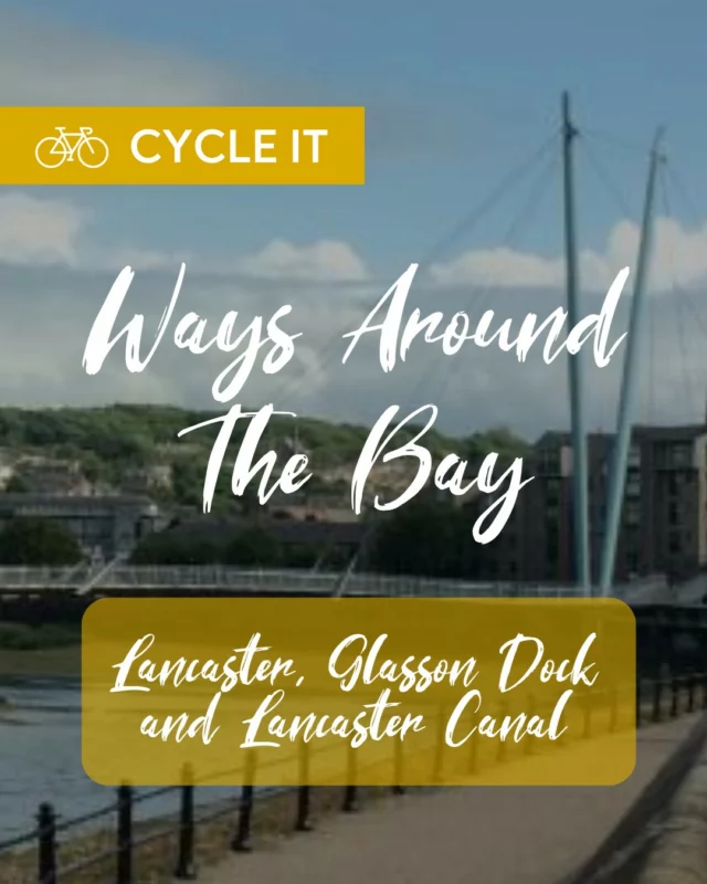 Have you heard of Ways around the Bay? It's a fantastic resource to help plan cycling trips around Morecambe Bay created by @mb_partnership

The Towpath Trail is featured on several of the ‘pre planned’ routes including this brilliant 15.6 mile loop from Lancaster through Glasson Dock and back via the Canal Towpath trail.

This is an enjoyable route away from busy roads via old railway lines, riverside paths and the Towpath Trail. Most of this route is off-road - please ensure your bike is suitable for off road cycling.

The canal is narrow and bumpy in sections, please be aware of other users.

Find out more and plan your adventure via the "Cycle It" section of our website via the link in our bio.

#CycleRoute #LancasterCanal #WaysAroundTheBay #CyclingAdventures #MorecambeBay
@lancmorebay
